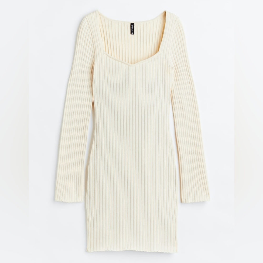 H&M Rib-knit bodycon dress
